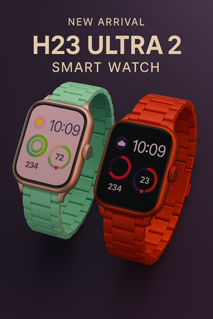 H23 Ultra 2 10 in 1 Smart Watch with free earbud