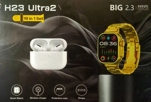 H23 Ultra 2 10 in 1 Smart Watch with free earbud