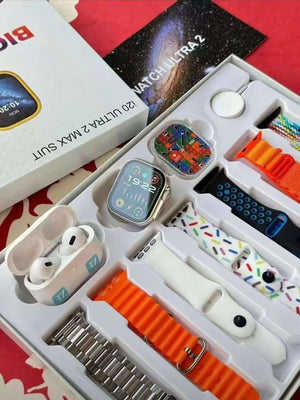 I 20 Ultra 2 10 in 1 Smart Watch with free earbud