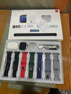 I 20 Ultra 2 10 in 1 Smart Watch with free earbud