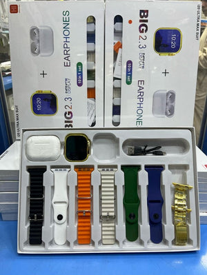 I 20 Ultra 2 10 in 1 Smart Watch with free earbud